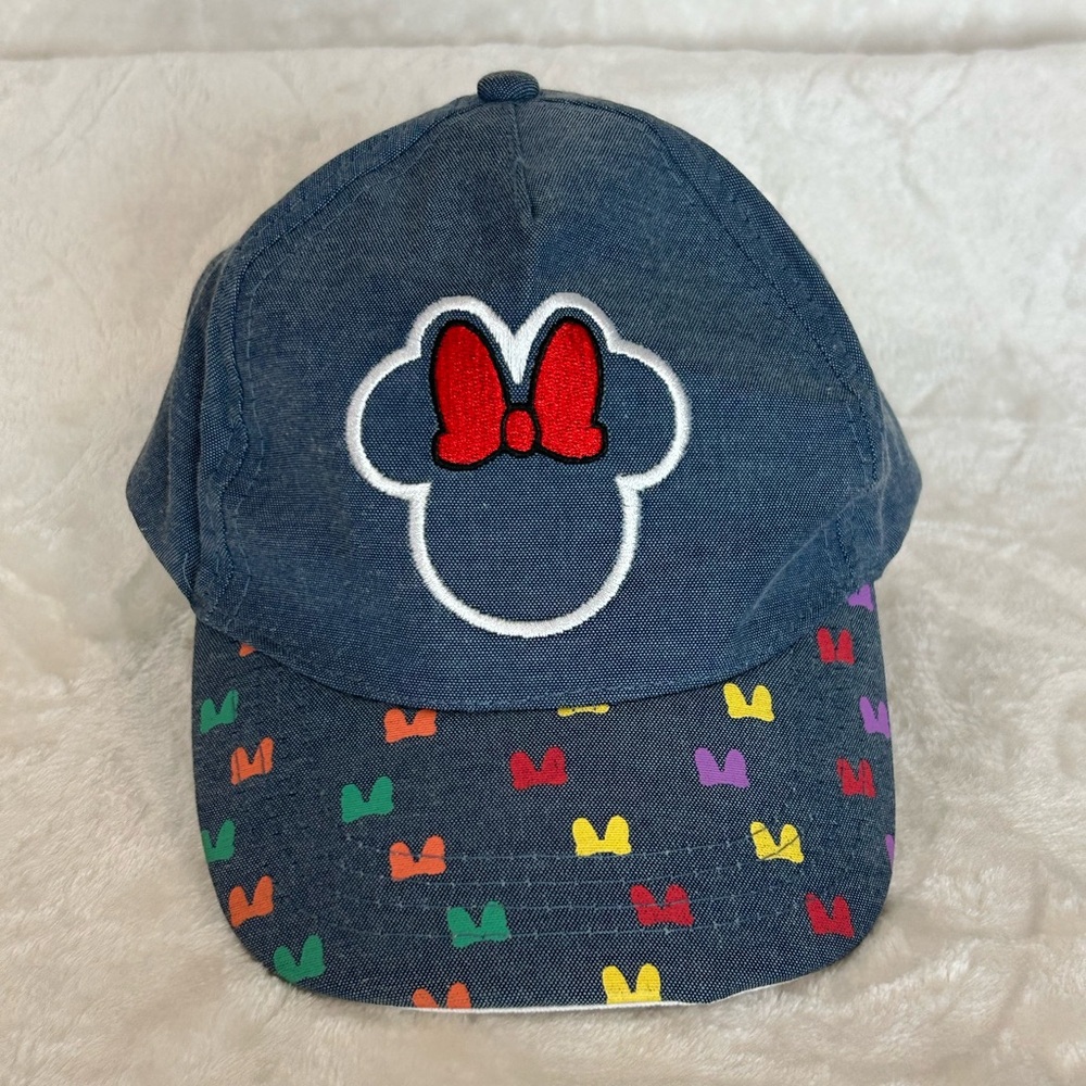 Girl’s Disney Blue Jean Colored Adjustable Minnie Mouse Hat